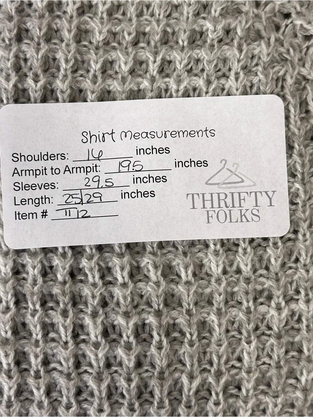 Rue21 measurements can